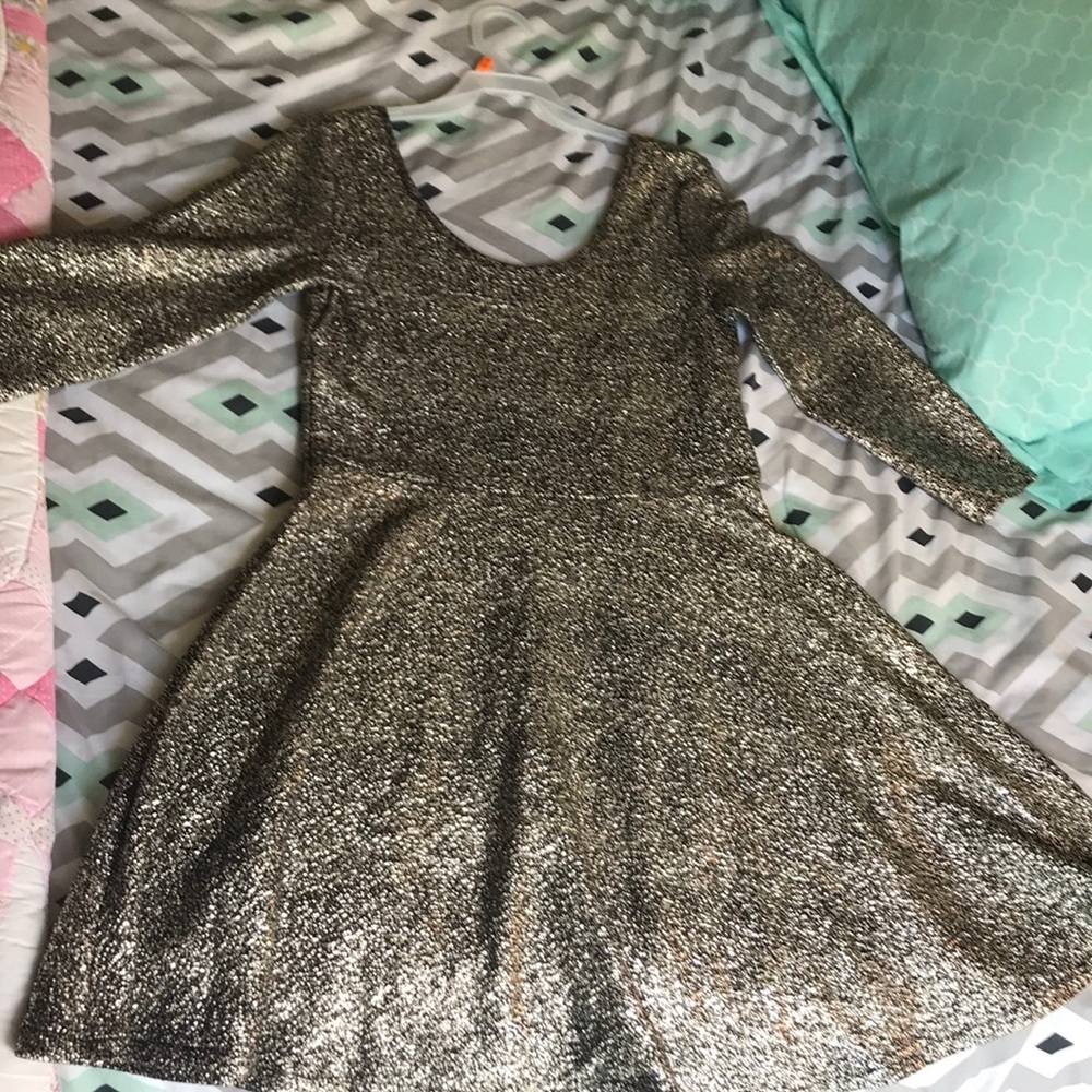 Aeropostale Black & Gold Dress WITH TAGS